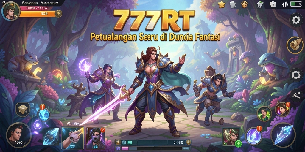 Tampilan menarik dari gameplay Adventure 777RT yang mengasyikkan.