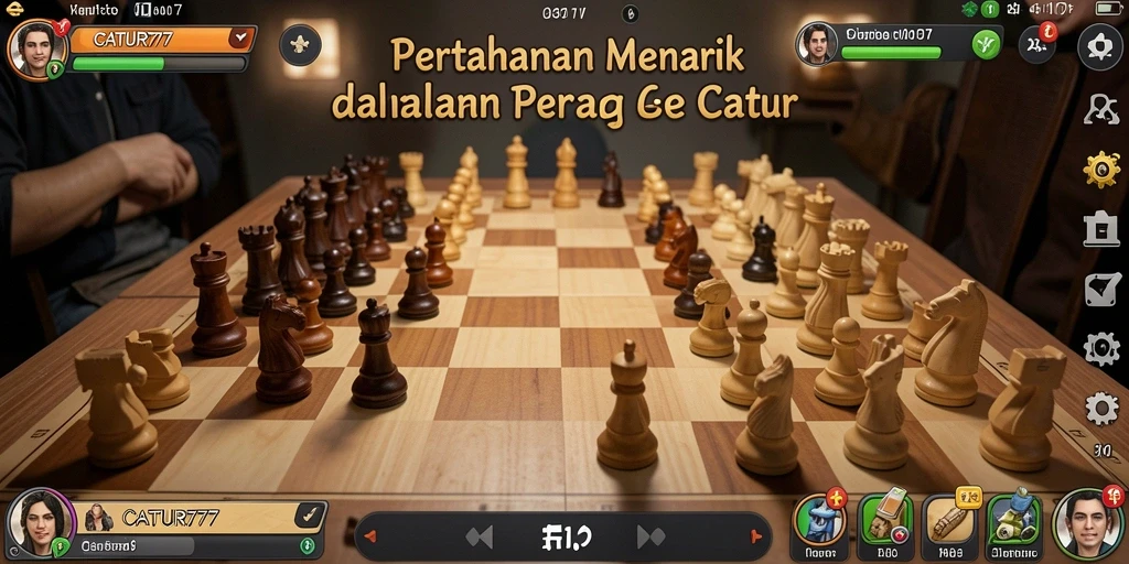 Tampilkan gameplay seru di CATUR777 dengan menara pertahanan yang strategis.