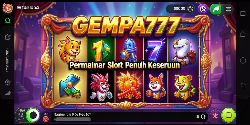 Tampilan permainan slot yang menarik dan responsif di GEMPA777.