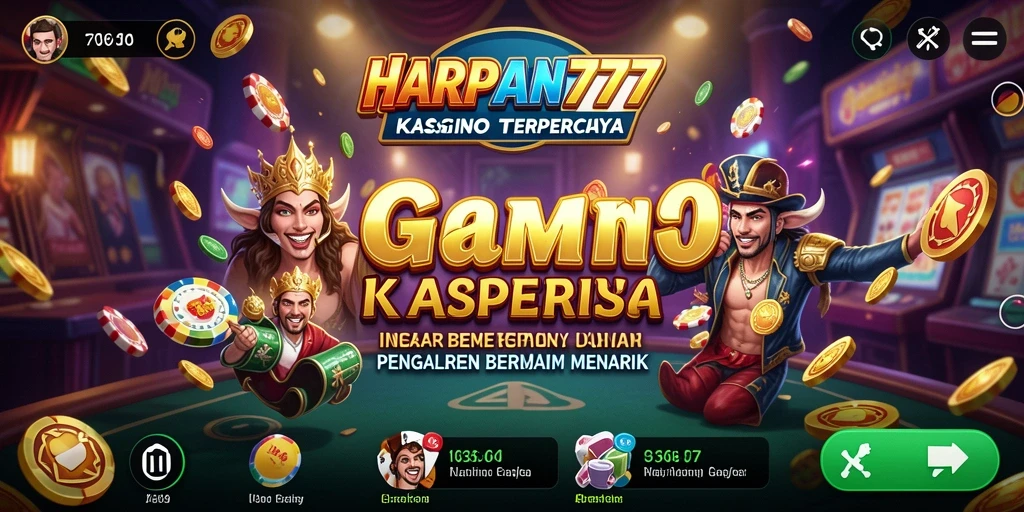 Tampilan gameplay khas <strong>HARAPAN777</strong> yang menarik dan interaktif.