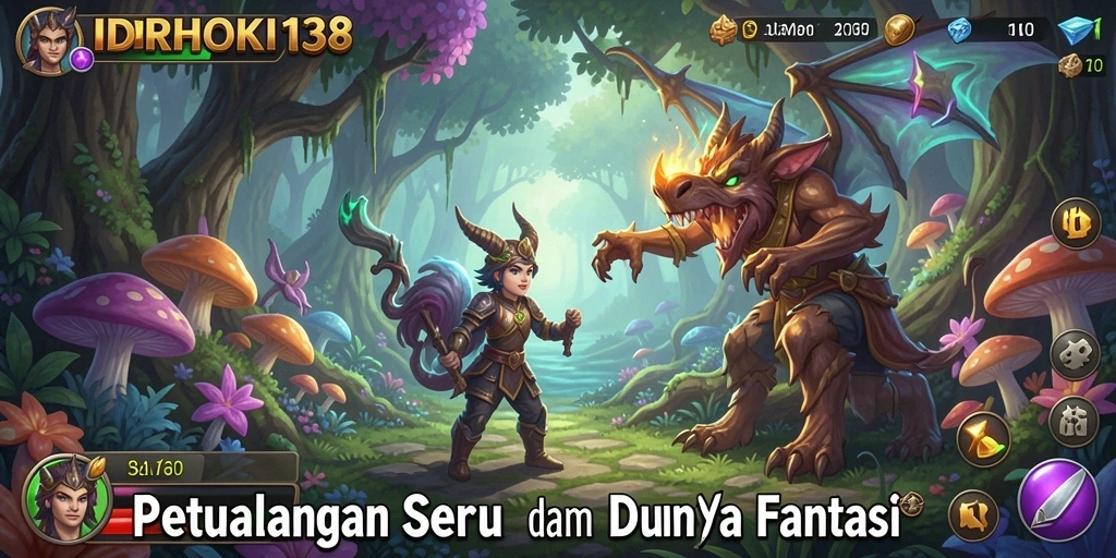 Tampilan menarik dari gameplay seru IDRHOKI138 di dunia RPG.