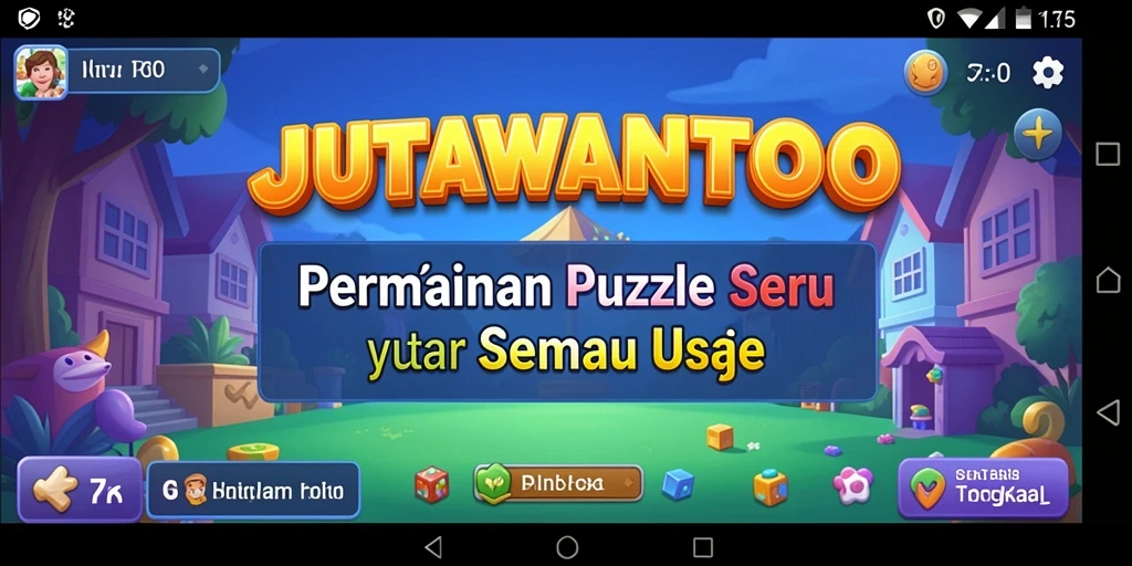 Tampilan gameplay JUTAWANTOTO yang menantang dan seru.