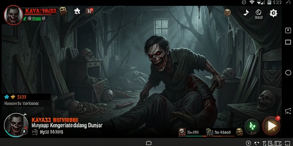 Screenshot menampilkan momen ketegangan dalam gameplay KAYA33.