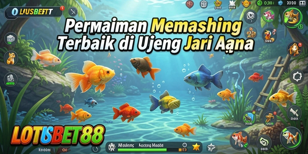 Tampilan gameplay LOTUSBET88 dengan aksi memancing yang seru.