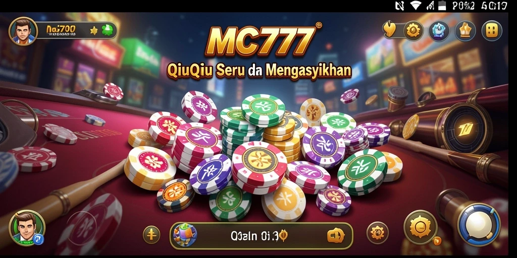 Tampilan gameplay QiuQiu yang seru di MC777.