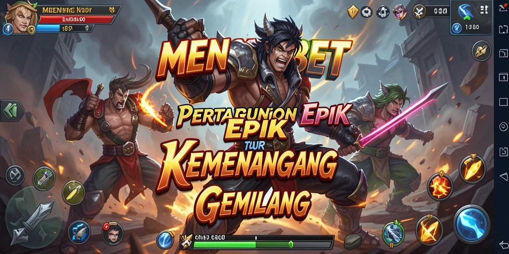 Tampilan seru dalam arena pertarungan MENANGBET.