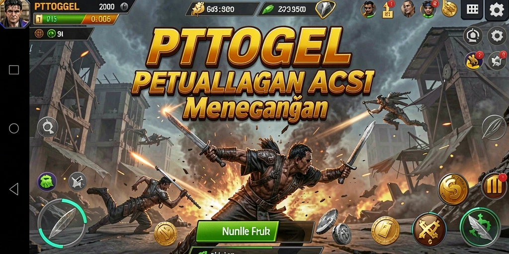 Tampilan gameplay PTTOGEL yang penuh aksi dan strategi.