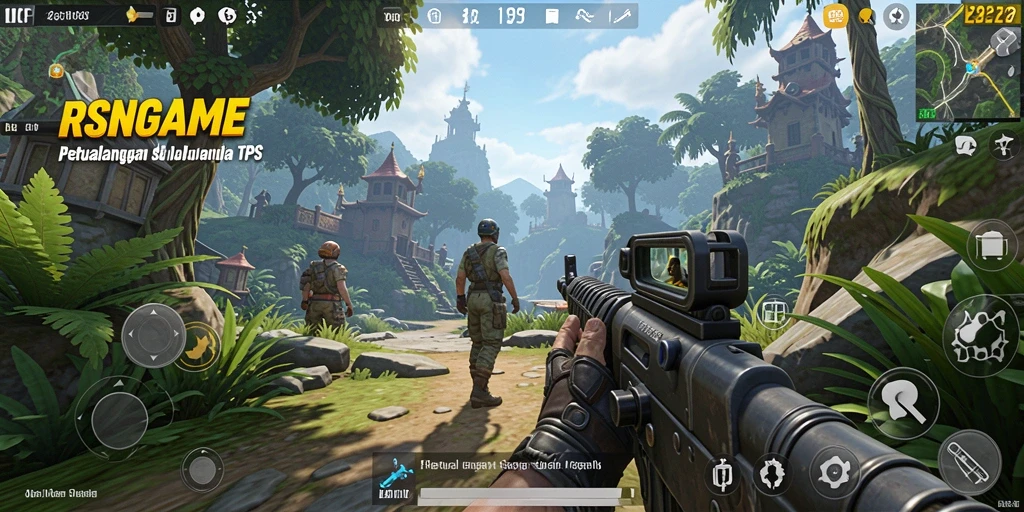 Tampilan memukau dari gameplay seru game TPS.