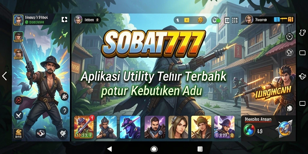 Tampilan antarmuka SOBAT777 yang sederhana dan fungsional.