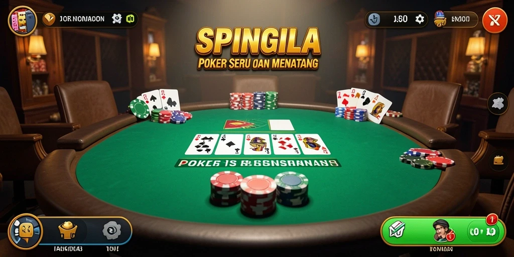 Tampilan gameplay SPINGILA yang seru dan kompetitif.
